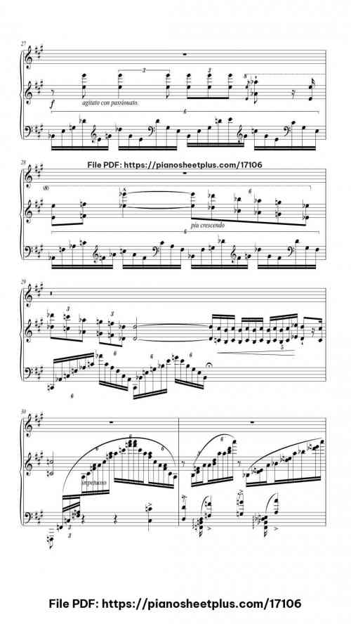 Études d'exécution transcendante, S. 144: No. 3 "Un sospiro" by Franz Liszt Level Mastery 27 Études d'exécution transcendante, S. 144: No. 3 "Un sospiro" piano sheet music free pdf