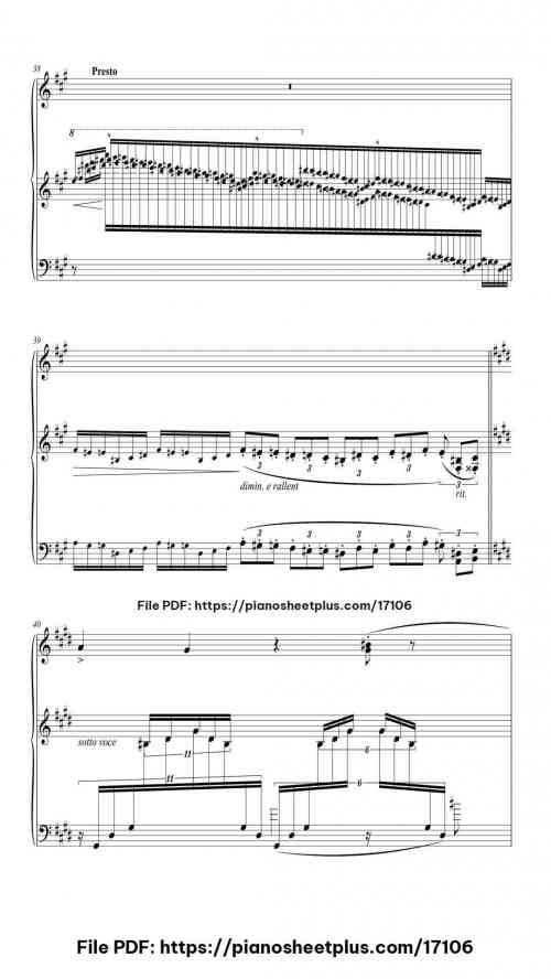 Études d'exécution transcendante, S. 144: No. 3 "Un sospiro" by Franz Liszt Level Mastery 29 Études d'exécution transcendante, S. 144: No. 3 "Un sospiro" piano sheet music free pdf
