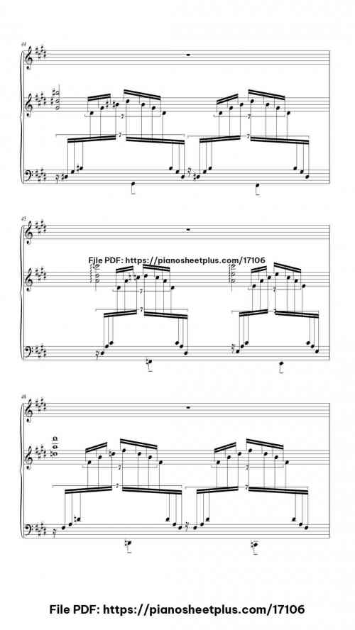 Études d'exécution transcendante, S. 144: No. 3 "Un sospiro" by Franz Liszt Level Mastery 31 Études d'exécution transcendante, S. 144: No. 3 "Un sospiro" piano sheet music free pdf