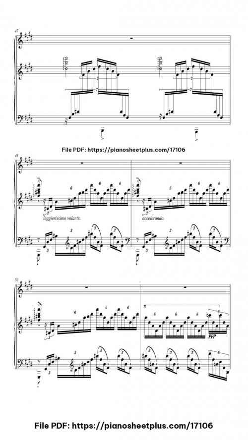 Études d'exécution transcendante, S. 144: No. 3 "Un sospiro" by Franz Liszt Level Mastery 32 Études d'exécution transcendante, S. 144: No. 3 "Un sospiro" piano sheet music free pdf