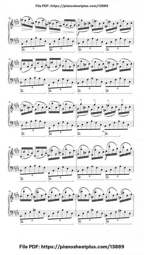 Fantaisie-Impromptu in C# Minor - Free Digital Piano Sheet (PDF) 22 Fantaisie-Impromptu in C# Minor piano sheet music free pdf