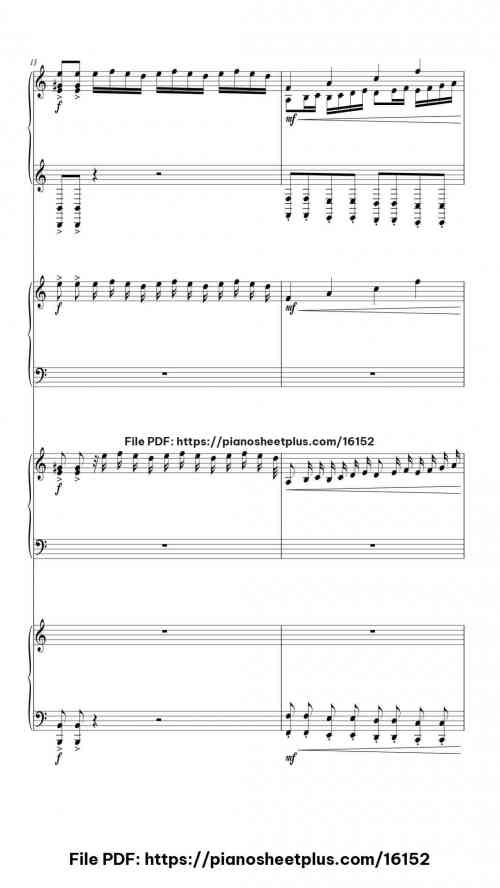 Final Fantasy II Battle Scene 1 by Nobuo Uematsu Level Professional 16 Final Fantasy II Battle Scene 1 piano sheet music free pdf