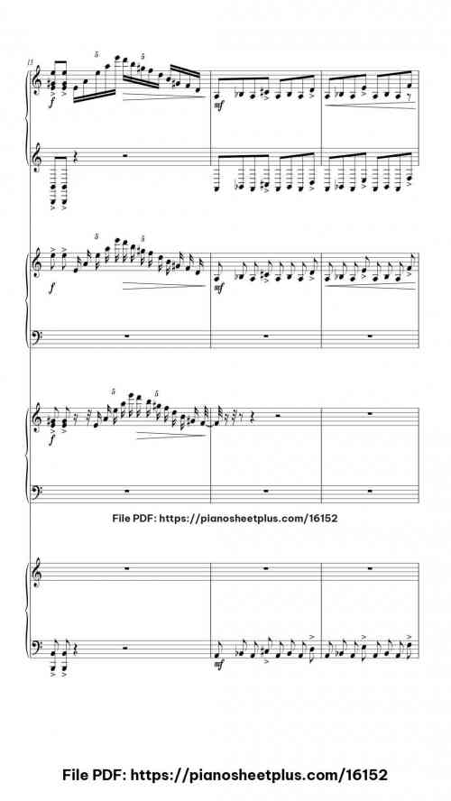 Final Fantasy II Battle Scene 1 by Nobuo Uematsu Level Professional 17 Final Fantasy II Battle Scene 1 piano sheet music free pdf