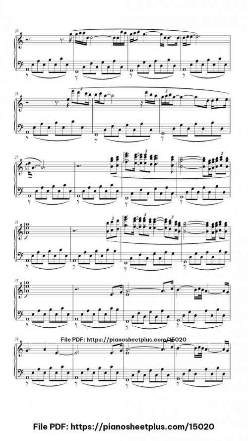 For The Love Of A Princess from Braveheart by James Horner Level Mid-Advanced 7 For The Love Of A Princess from Braveheart piano sheet music free pdf