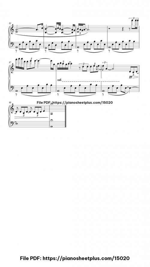 For The Love Of A Princess from Braveheart by James Horner Level Mid-Advanced 10 For The Love Of A Princess from Braveheart piano sheet music free pdf