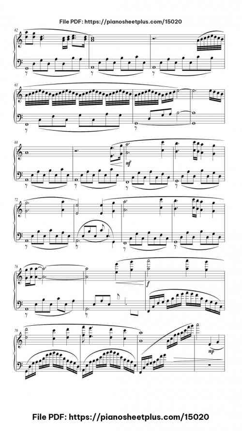 For The Love Of A Princess from Braveheart by James Horner Level Mid-Advanced 9 For The Love Of A Princess from Braveheart piano sheet music free pdf