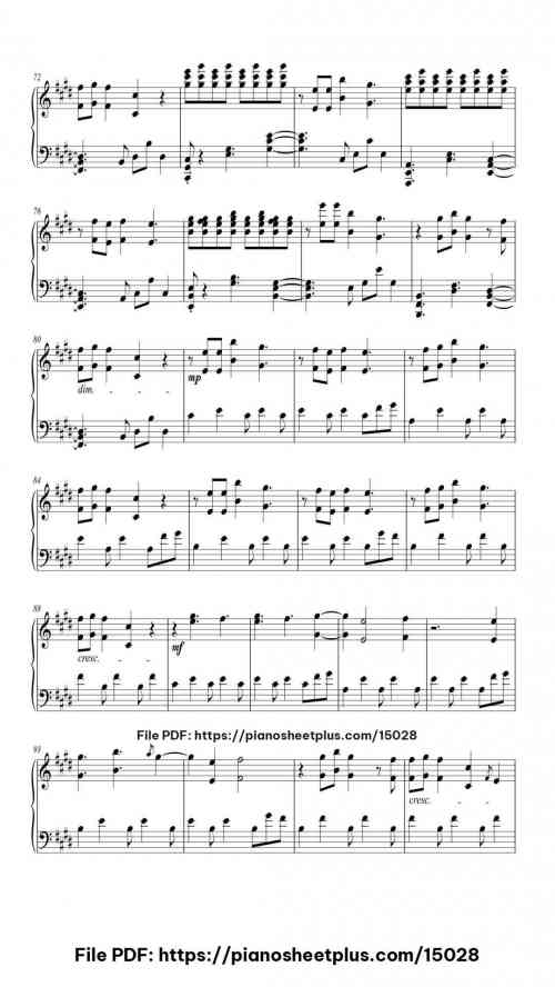 Fractures by - Level Intermediate 11 Fractures piano sheet music free pdf