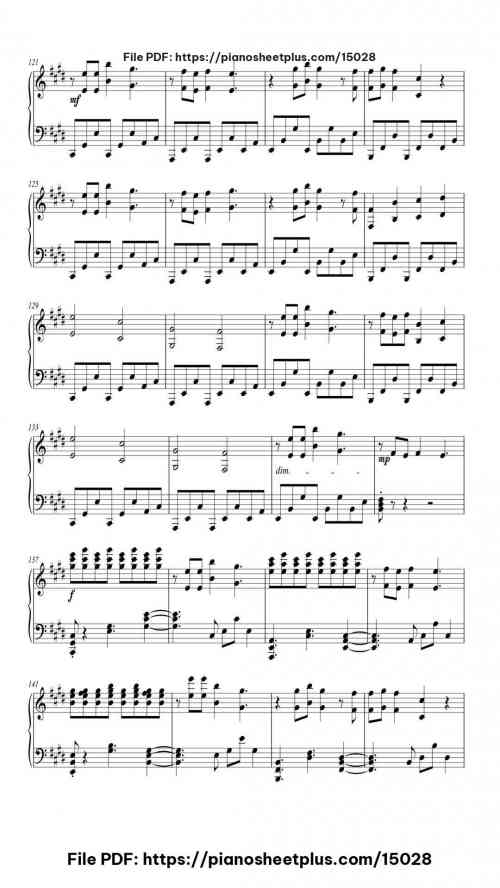 Fractures by - Level Intermediate 13 Fractures piano sheet music free pdf