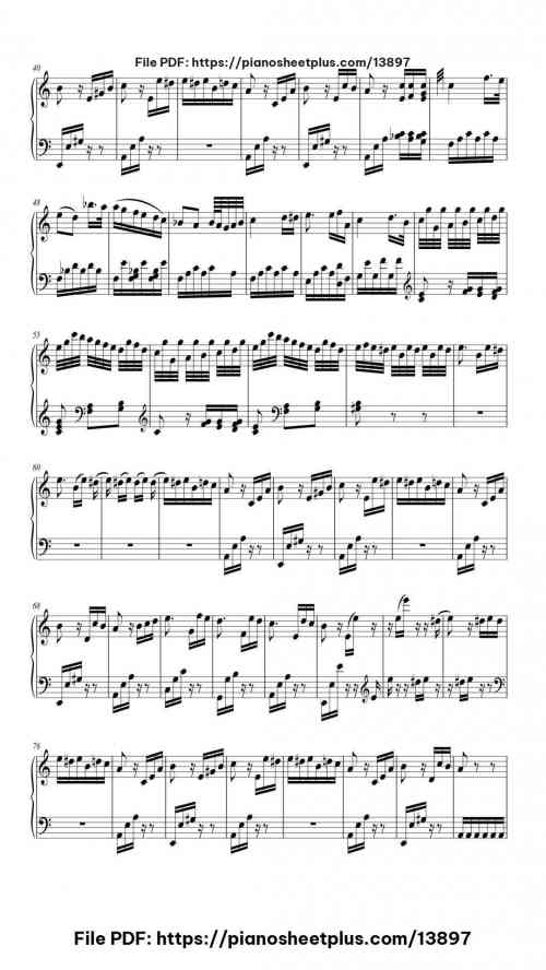 Für Elise - Piano Sheet Music PDF – No Cost 5 Für Elise piano sheet music free pdf