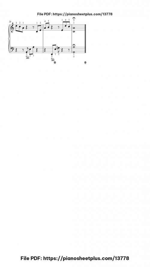 Für Elise, WoO 59 - Free Piano Sheet Music for Solo (PDF) 4 Für Elise, WoO 59 piano sheet music free pdf