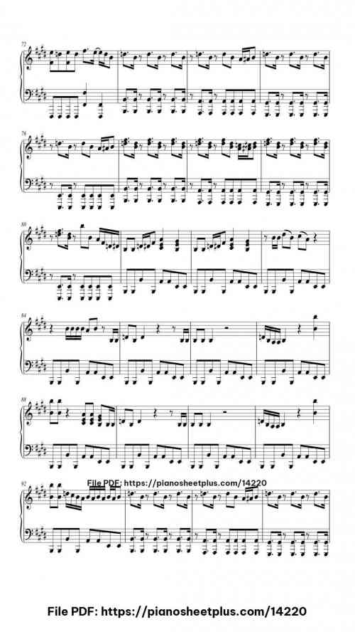 GHOSTBUSTERS Theme Song - Free Digital Piano Sheet (PDF) 9 GHOSTBUSTERS Theme Song piano sheet music free pdf