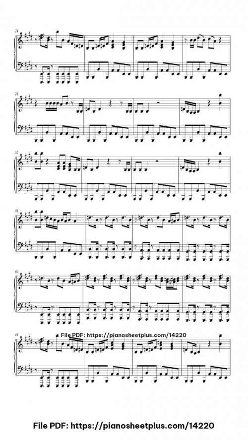 GHOSTBUSTERS Theme Song - Free Digital Piano Sheet (PDF) 7 GHOSTBUSTERS Theme Song piano sheet music free pdf