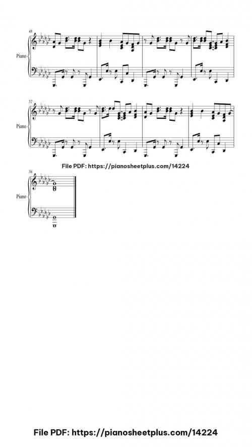 Girls Just Want to Have Fun - Free Piano Sheet Music for Solo (PDF) 6 Girls Just Want to Have Fun piano sheet music free pdf
