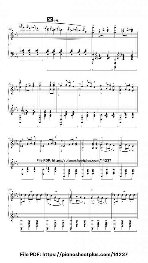 Grande Valse Brillante in E-flat major, Op. 18 - Piano Sheet Music – Free PDF Download 22 Grande Valse Brillante in E-flat major, Op. 18 piano sheet music free pdf