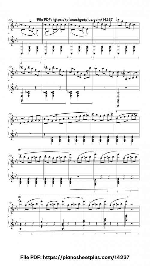 Grande Valse Brillante in E-flat major, Op. 18 - Piano Sheet Music – Free PDF Download 23 Grande Valse Brillante in E-flat major, Op. 18 piano sheet music free pdf