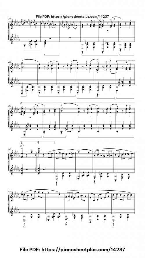 Grande Valse Brillante in E-flat major, Op. 18 - Piano Sheet Music – Free PDF Download 18 Grande Valse Brillante in E-flat major, Op. 18 piano sheet music free pdf