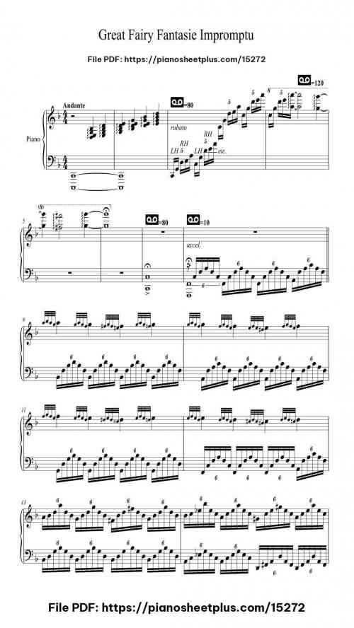 Great Fairy Fantasie Impromptu by - Level Advanced 17 Great Fairy Fantasie Impromptu by – Level Advanced