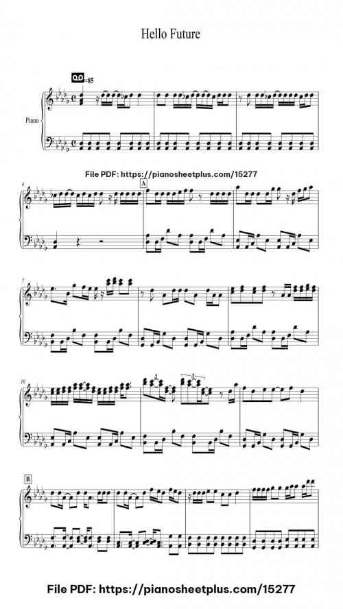 Hello Future by NCT DREAM Level Intermediate 5 Hello Future piano sheet music free pdf