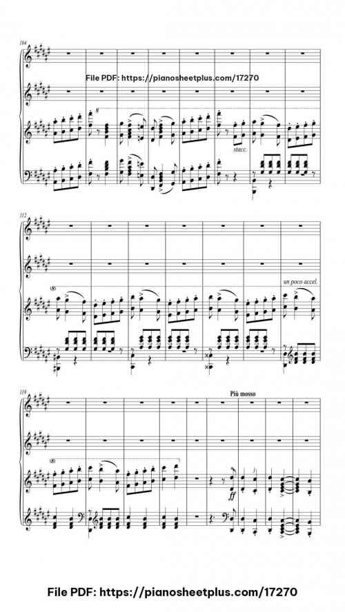 Hungarian Rhapsody No. 18 "Ungarische Ausstellung in Budapest" by Franz Liszt Level Beginner 13 Hungarian Rhapsody No. 18 "Ungarische Ausstellung in Budapest" piano sheet music free pdf