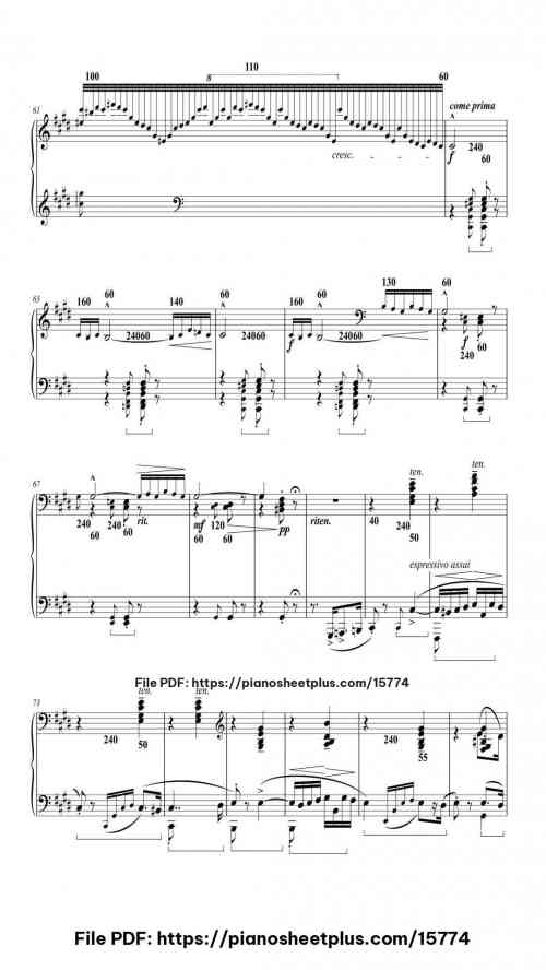 Hungarian Rhapsody No. 2 in C-sharp Minor, S.244/2 by Franz Liszt Level Professional 26 Hungarian Rhapsody No. 2 in C-sharp Minor, S.244/2 piano sheet music free pdf