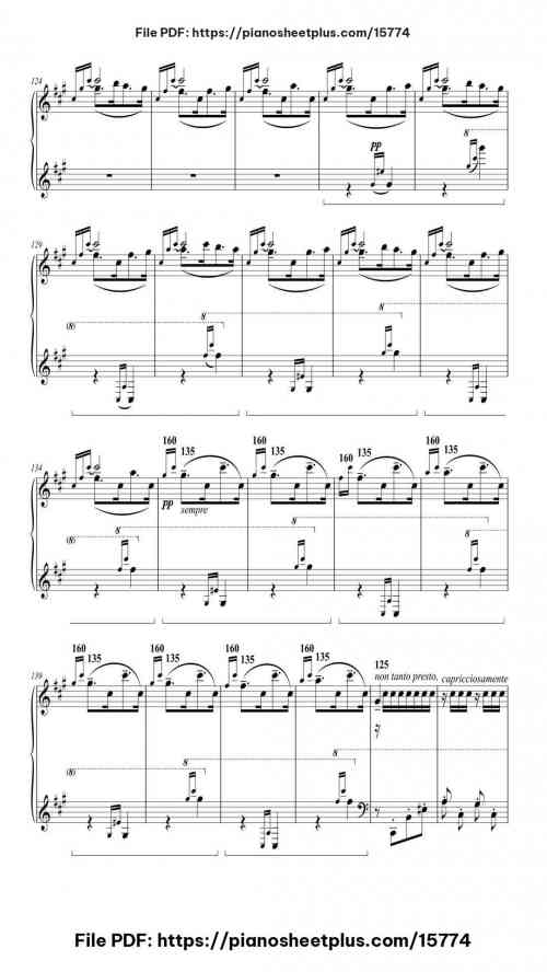 Hungarian Rhapsody No. 2 in C-sharp Minor, S.244/2 by Franz Liszt Level Professional 29 Hungarian Rhapsody No. 2 in C-sharp Minor, S.244/2 piano sheet music free pdf