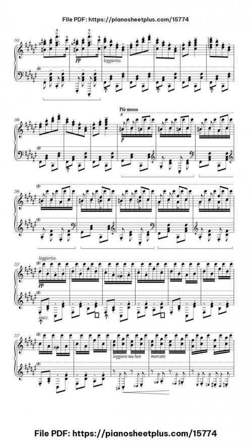 Hungarian Rhapsody No. 2 in C-sharp Minor, S.244/2 by Franz Liszt Level Professional 32 Hungarian Rhapsody No. 2 in C-sharp Minor, S.244/2 piano sheet music free pdf