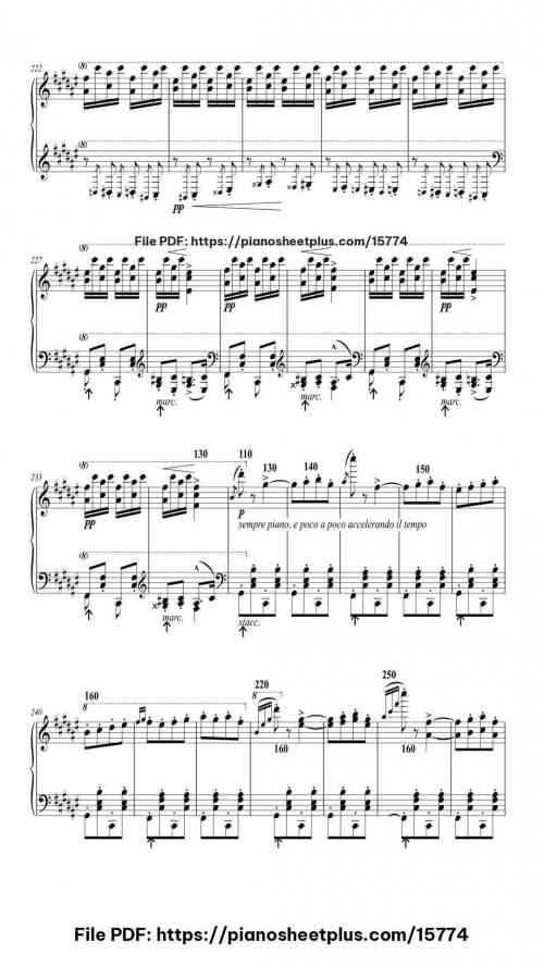 Hungarian Rhapsody No. 2 in C-sharp Minor, S.244/2 by Franz Liszt Level Professional 33 Hungarian Rhapsody No. 2 in C-sharp Minor, S.244/2 piano sheet music free pdf