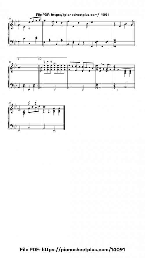 I Have a Dream - Piano Sheet Music PDF – Printable 4 I Have a Dream piano sheet music free pdf