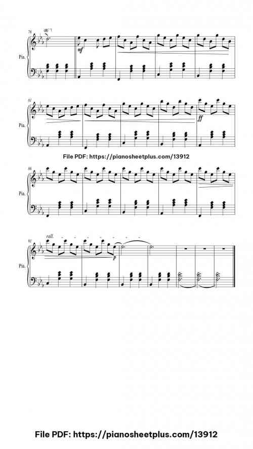 Idea 22 - Free Piano Score Sheet (PDF) 6 Idea 22 piano sheet music free pdf