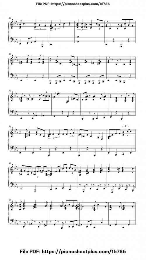 If I Didn't Have You by Randy Newman Level Intermediate 8 If I Didn't Have You piano sheet music free pdf