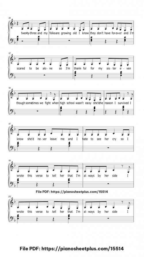 If We Have Each Other by Alec Benjamin Level Beginner 14 If We Have Each Other piano sheet music free pdf
