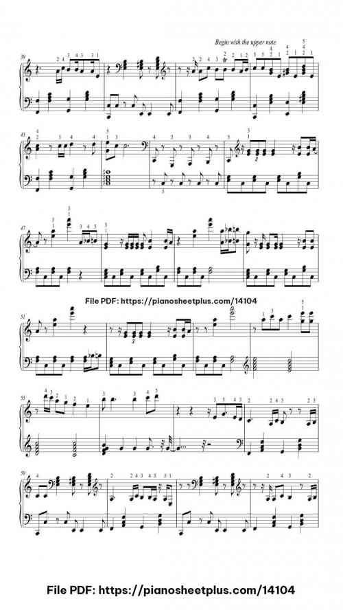Imagine - Free Piano Sheet Music for Solo (PDF) 7 Imagine piano sheet music free pdf