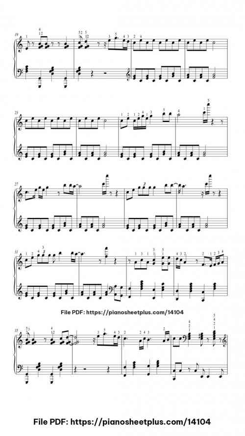 Imagine - Free Piano Sheet Music for Solo (PDF) 6 Imagine piano sheet music free pdf