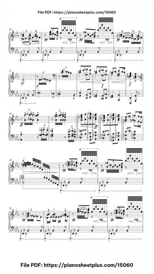 In the Old Castle by Anton Dvořák Level Advanced 5 In the Old Castle piano sheet music free pdf