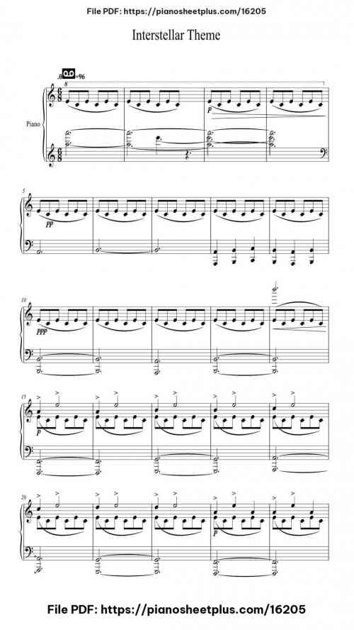 Interstellar Main Theme by Hans Zimmer Level Intermediate 16 Interstellar Main Theme by Hans Zimmer Level Intermediate