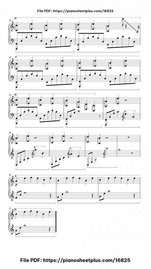 Interstellar Piano Solo by Sinden Forsram Level Intermediate 8 Interstellar Piano Solo piano sheet music free pdf