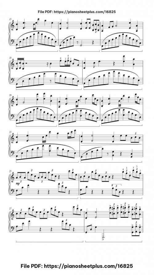 Interstellar Piano Solo by Sinden Forsram Level Intermediate 6 Interstellar Piano Solo piano sheet music free pdf