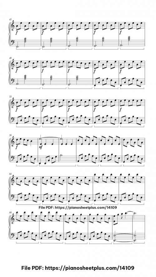Interstellar Theme and Variations - Free Piano Sheet Music PDF 6 Interstellar Theme and Variations piano sheet music free pdf