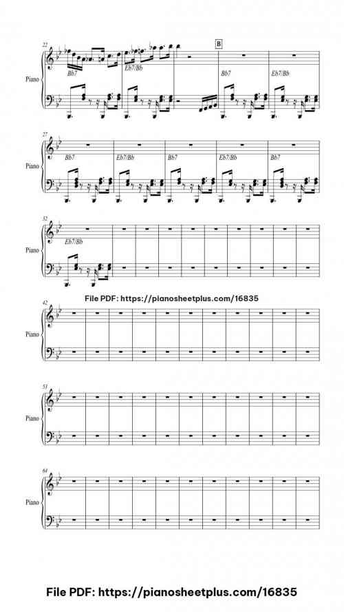 Jazz Piano (Work In Progress) by Phylter Level Intermediate 5 Jazz Piano (Work In Progress) piano sheet music free pdf