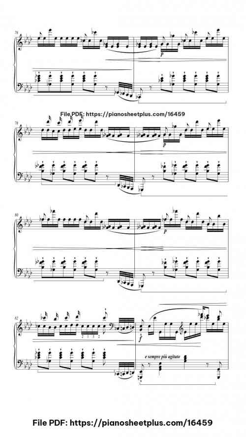 La Campanella in G-sharp Minor, S. 141/3 by Franz Liszt Level Mastery 21 La Campanella in G-sharp Minor, S. 141/3 piano sheet music free pdf