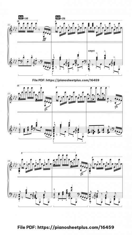 La Campanella in G-sharp Minor, S. 141/3 by Franz Liszt Level Mastery 25 La Campanella in G-sharp Minor, S. 141/3 piano sheet music free pdf