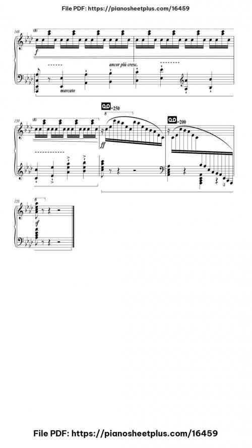 La Campanella in G-sharp Minor, S. 141/3 by Franz Liszt Level Mastery 28 La Campanella in G-sharp Minor, S. 141/3 piano sheet music free pdf