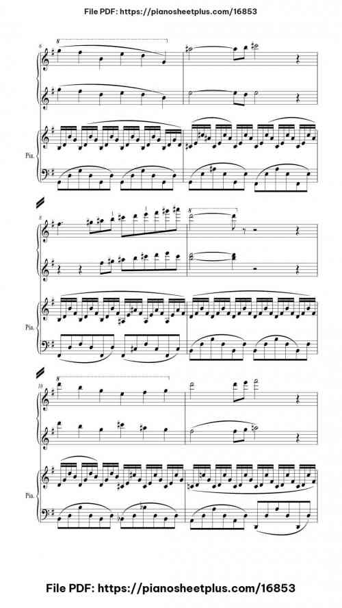 Le carnaval des animaux: Le Cygne by Camille Saint-Saëns Level Beginner 7 Le carnaval des animaux: Le Cygne piano sheet music free pdf