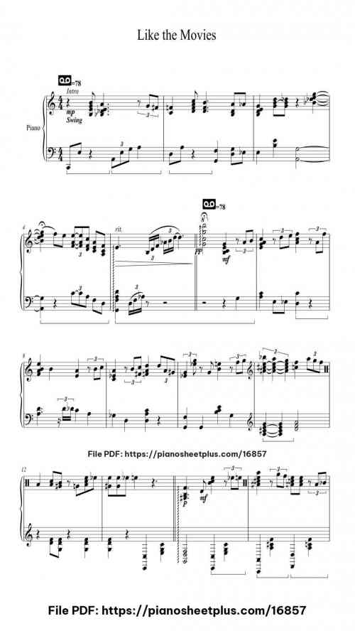 Like the Movies by Laufey Level Mid-Advanced 7 Like the Movies by Laufey Level Mid-Advanced