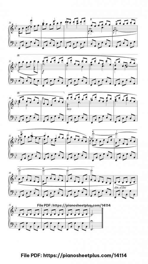 Liz on Top of the World - Pride and Prejudice - Download Piano Sheet Music PDF (Free) 4 Liz on Top of the World - Pride and Prejudice piano sheet music free pdf