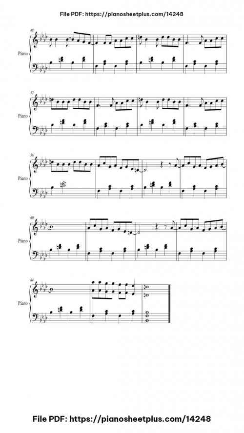 Mad World - Piano Music Sheet PDF (Free) 6 Mad World piano sheet music free pdf