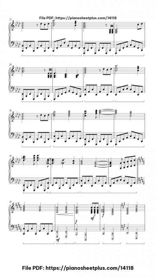 Main Theme - Octopath Traveler - Free Digital Piano Sheet (PDF) 5 Main Theme - Octopath Traveler piano sheet music free pdf