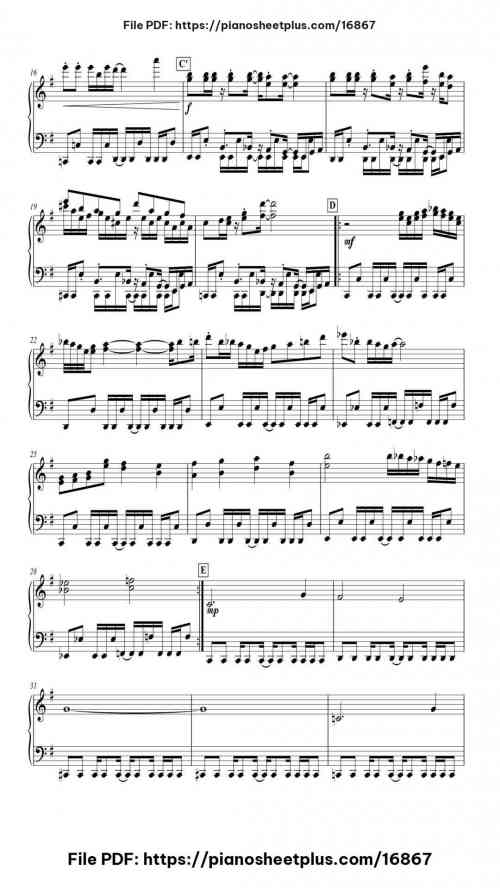 MEGALOVANIA by Toby Fox/Jester Musician Level Mid-Advanced 6 MEGALOVANIA piano sheet music free pdf