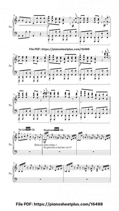 MEME COMPILATION 3 by Esther Marotta Level Advanced 10 MEME COMPILATION 3 piano sheet music free pdf