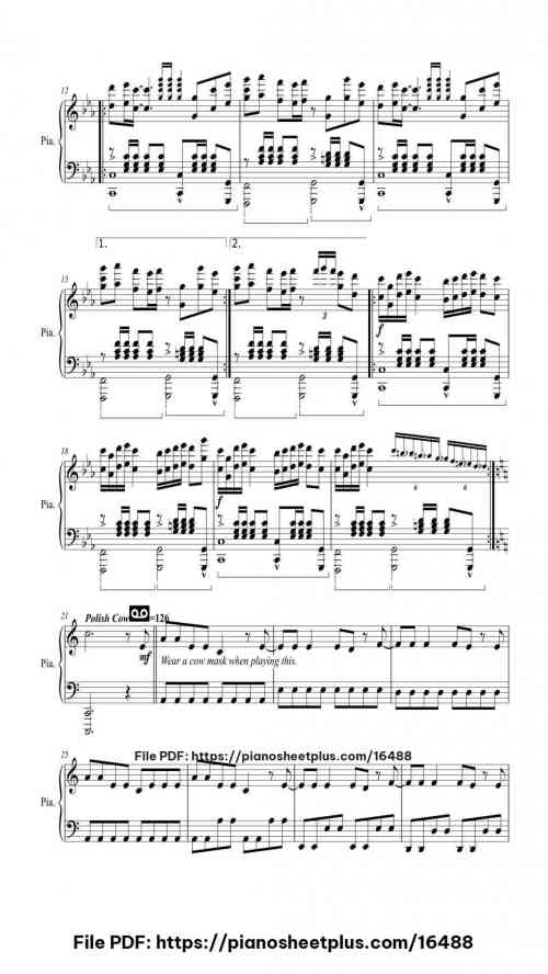 MEME COMPILATION 3 by Esther Marotta Level Advanced 9 MEME COMPILATION 3 piano sheet music free pdf